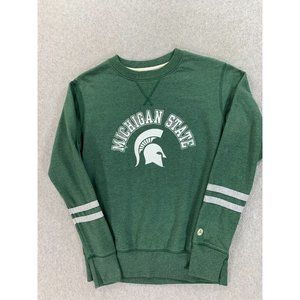Michigan State Spartans Campus Light Weight‎ Crew Sweatshirt (Women's Medium)